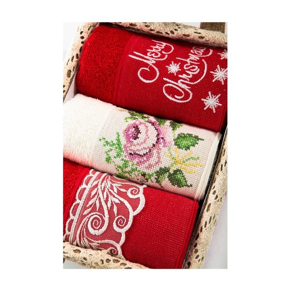 Sada 3 uterákov Xmas V23, 30x50 cm-image-1