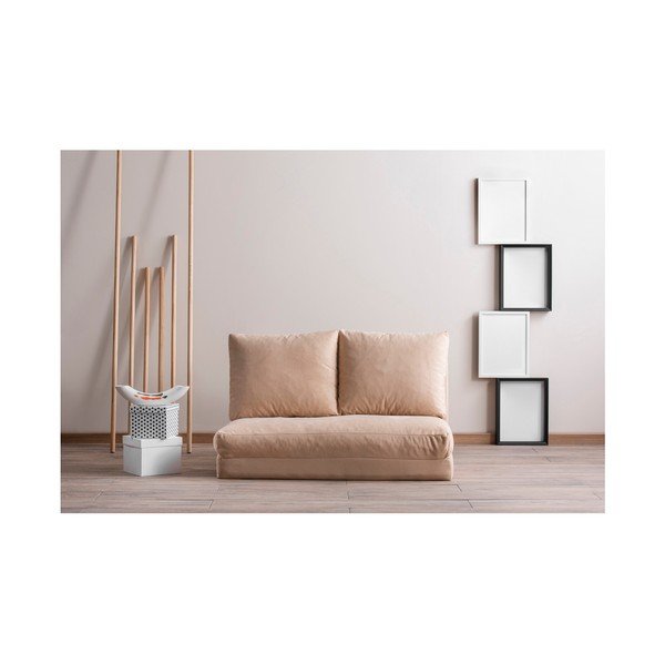 Krémová rozkladacia pohovka 120 cm Taida – Balcab Home-image-1