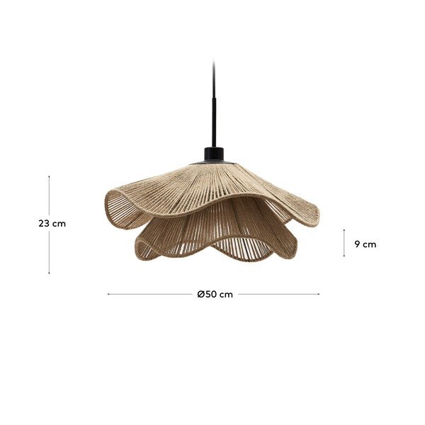 Tienidlo v prírodnej farbe ø 50 cm Pontos – Kave Home-image-4