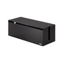 Čierno-hnedý box na nabíjačky YAMAZAKI Web Cable Box