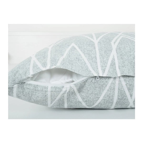 Sivé krepové obliečky na jednolôžko 140x200 cm Gray Stripes – B.E.S.-image-2