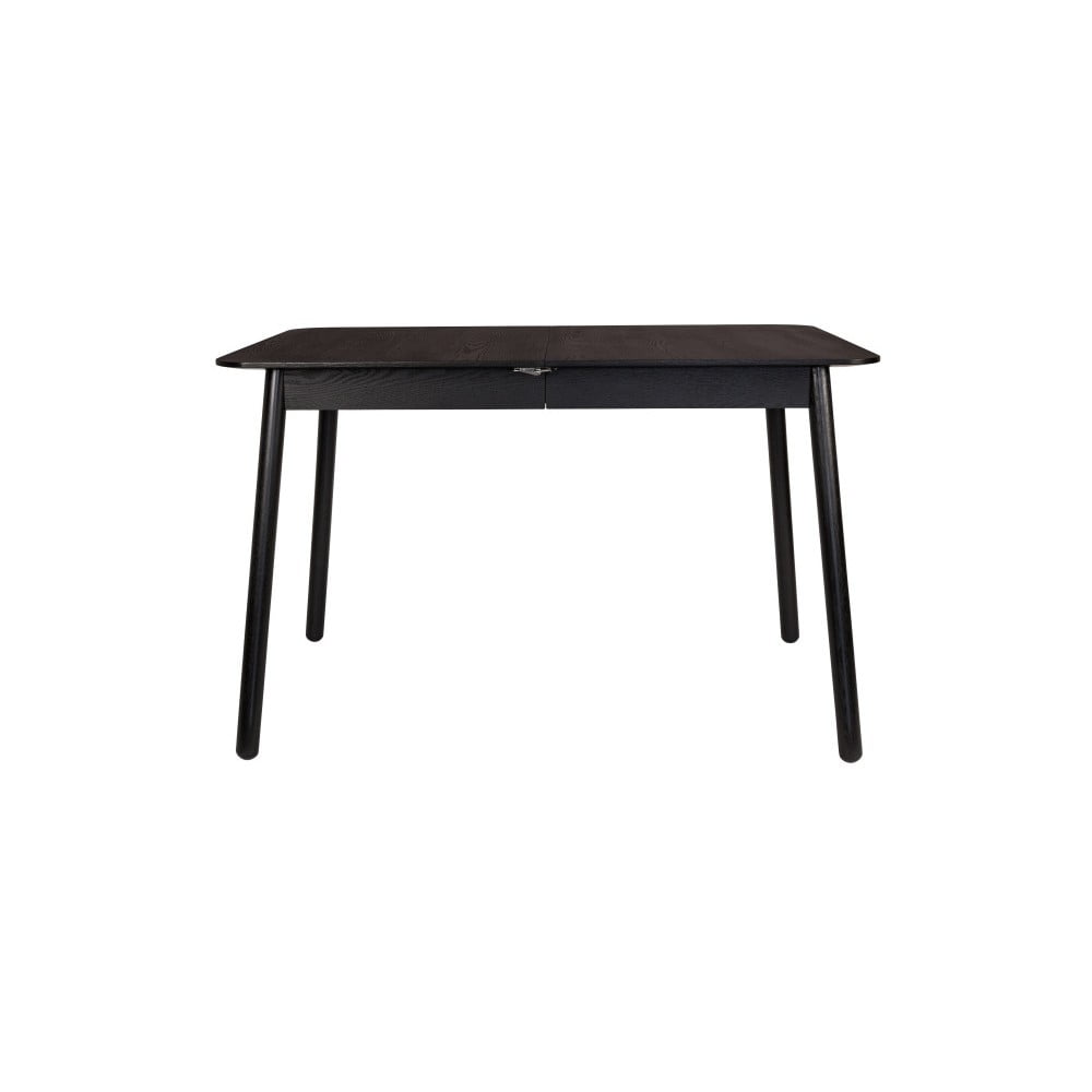 Čierny rozkladací jedálenský stôl Zuiver Glimpse, 120 x 80 cm