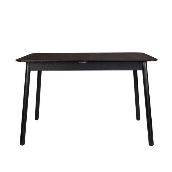 Čierny rozkladací jedálenský stôl Zuiver Glimpse, 120 x 80 cm