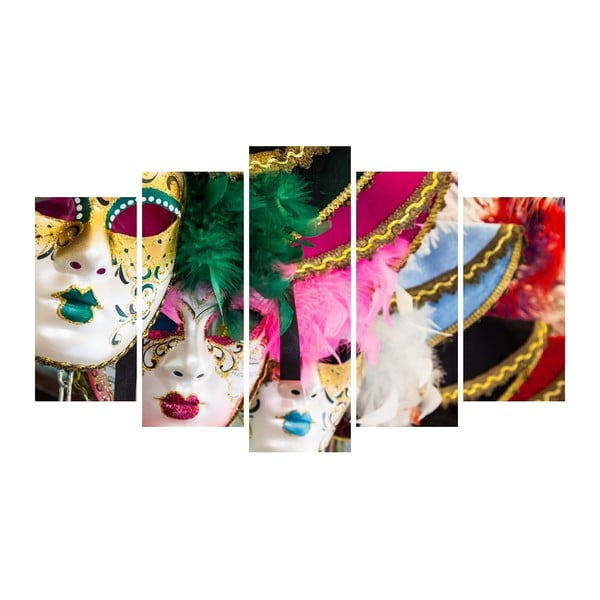 Viacdielny obraz na plátne Carneval Mask