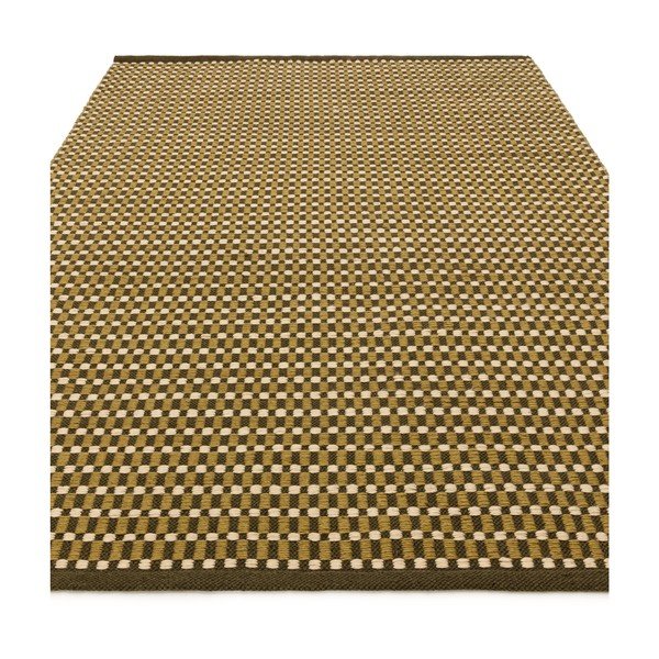 Khaki ručne tkaný koberec s prímesou vlny 200x290 cm Ember – MADE-image-4