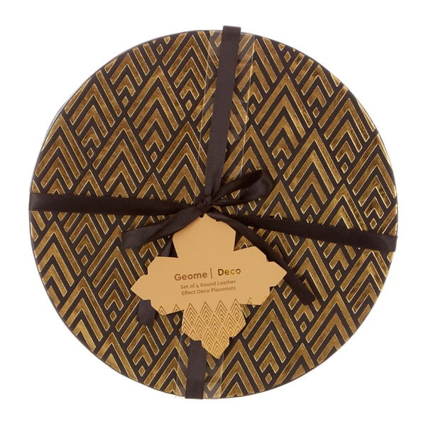 Prestieranie z umelej kože a kartónu v súprave 4 ks ø 25 cm Geome – Premier Housewares-image-3