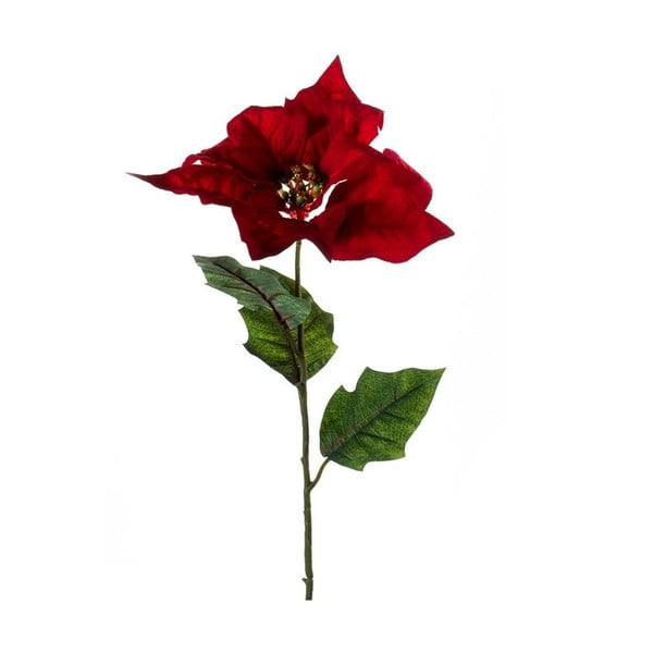 Umelý kvet Vianočná hviezda, červená