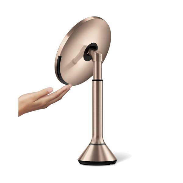 Kozmetické zrkadlo s osvetlením/zväčšovacie (5x) ø 20 cm Sensor – simplehuman-image-3