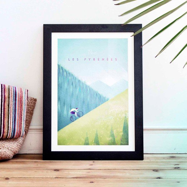 Plagát Travelposter Les Pyrenees, A2-image-1
