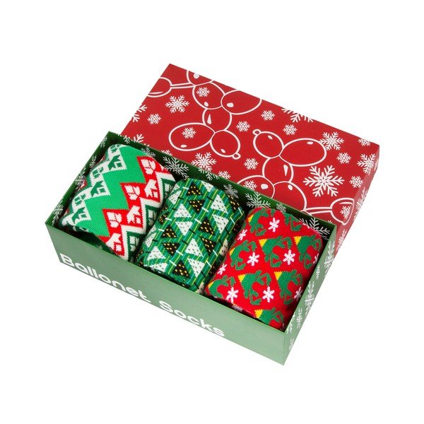 Darčeková sada ponožiek Ballonet Christmas, veľ. 41-46-image-1