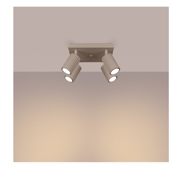 Taupe kovové bodové svietidlo ø 6,5 cm Gleam – Sollux-image-1