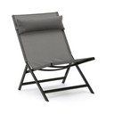 Sivé kovové záhradné kreslo Canutells – Kave Home