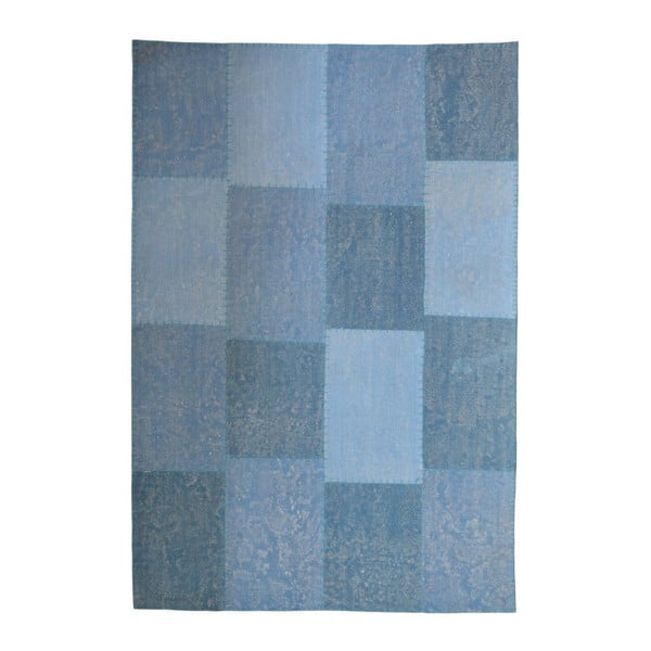 Ručne tkaný modrý koberec Kayoom Emotion 222 Multi Blau, 120 × 170 cm