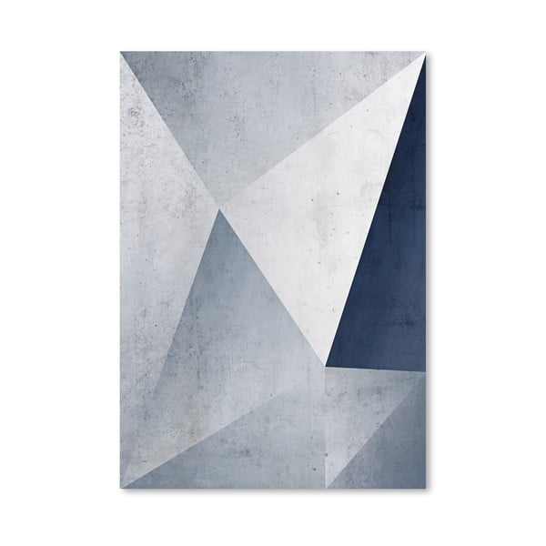 Plagát Americanflat Iced Geometry, 30 × 42 cm