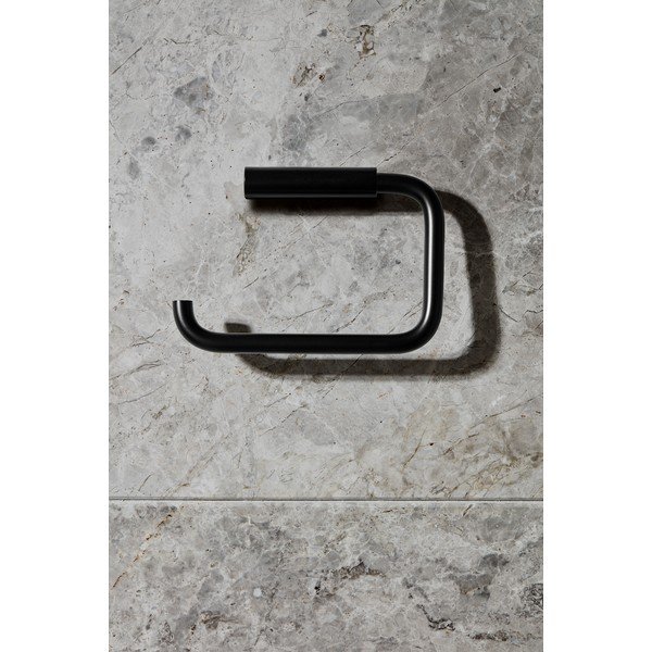 Čierny nástenný držiak toaletného papiera Blomus Modo-image-1