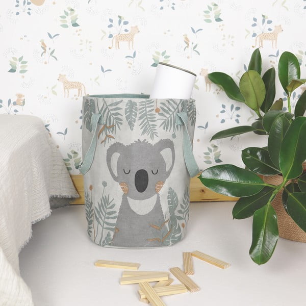 Textilný úložný kôš Natiot Olsen, ø 30 cm-image-1