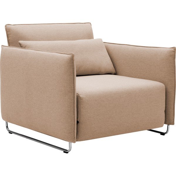 Béžové rozkladacie kreslo Softline Cord-image-2