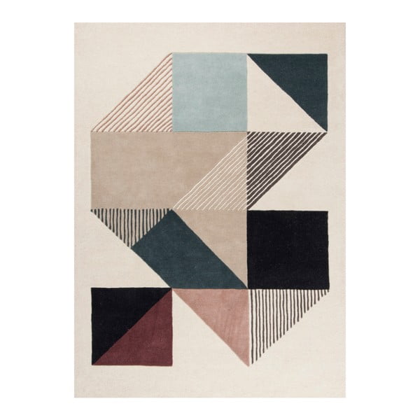 Ručne vyšívaný koberec Linie Design Mikill Mixed, 170 x 240 cm