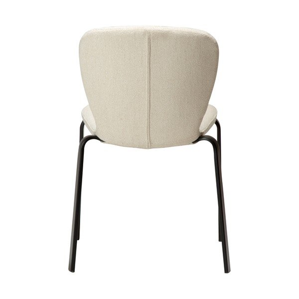 Krémovobiela čalúnená jedálenská stolička Heap – DAN-FORM Denmark-image-3