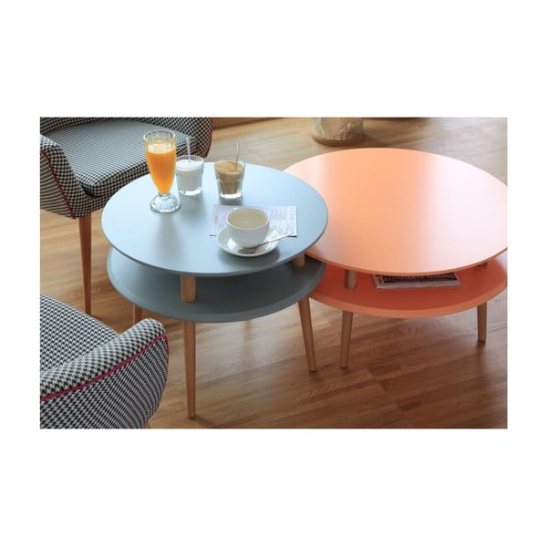 Žltý konferenčný stolík Ragaba UFO, ⌀ 70 cm-image-4