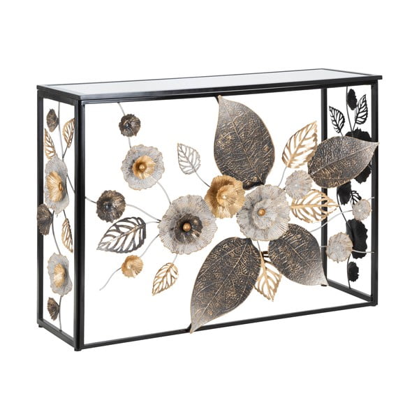 Čierny konzolový stolík 42x112 cm Glam Dark – Mauro Ferretti-image-3