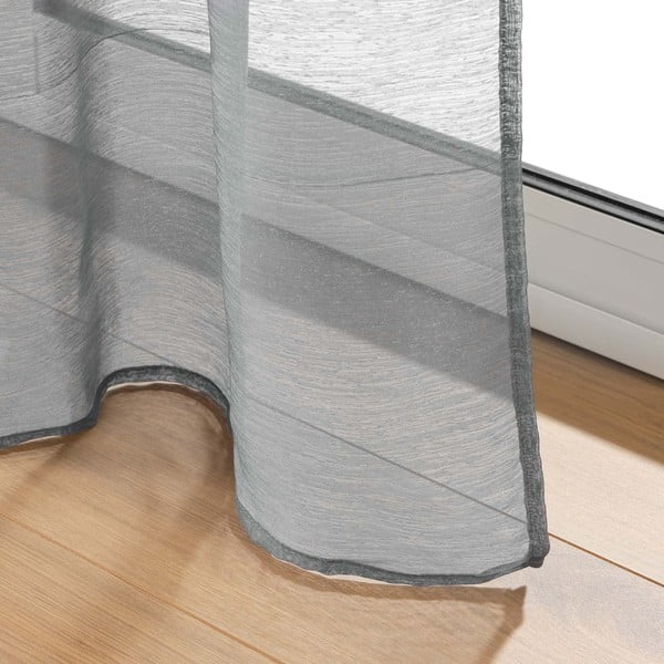 Sivá voálová záclona 140x240 cm Lissea – douceur d'intérieur-image-4