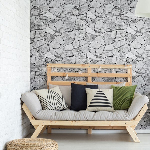 Dekoratívna samolepka na stenu Ambiance Stones of Iceland, 60 × 60 cm-image-1