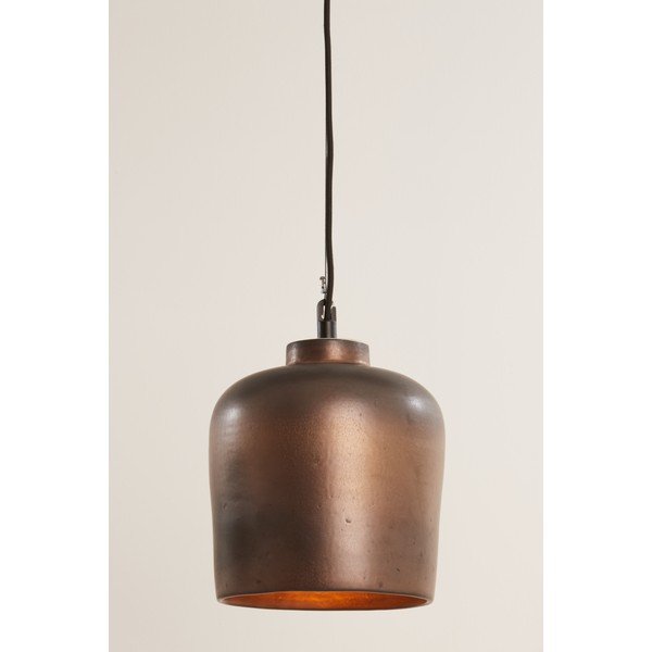 Závesné svietidlo v bronzovej farbe s keramickým tienidlom ø 22,5 cm Dena – Light & Living-image-1