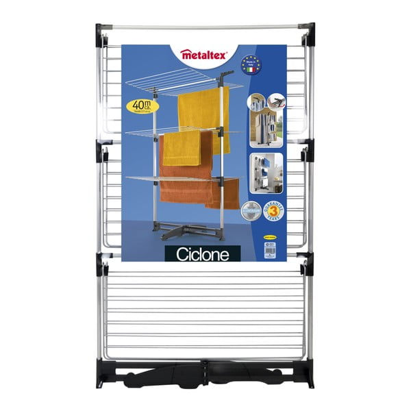 Variabilný vešiak na bielizeň Metaltex Ciclone-image-3