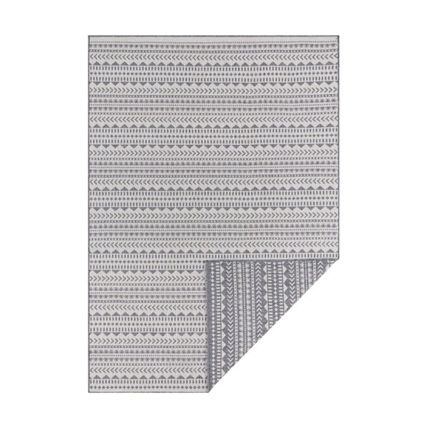 Sivo-biely vonkajší koberec Ragami Kahira, 160 x 230 cm