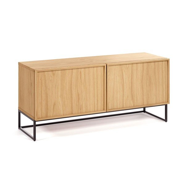 TV stolík v dekore duba v prírodnej farbe 112x51x42 cm Taiana – Kave Home-image-3