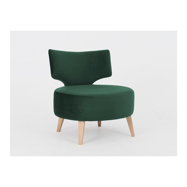 Tmavozelené kreslo Custom Form Flippin-image-1