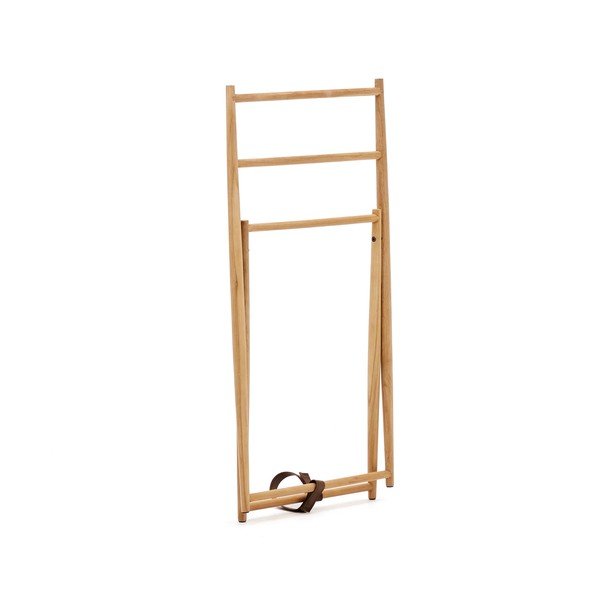 Nemý sluha z teakového dreva v prírodnej farbe Roxana – Kave Home-image-3