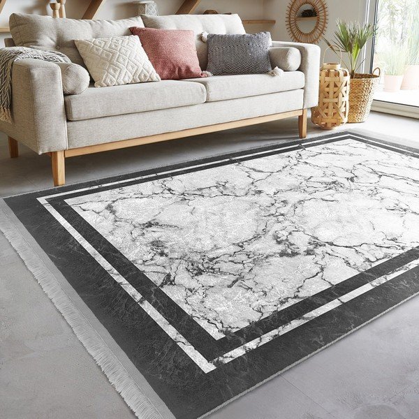 Bielo-sivý koberec 120x180 cm - Mila Home-image-2