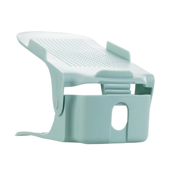 Súprava 8 tyrkysových nastaviteľných stojanov na topánky Wenko-image-2