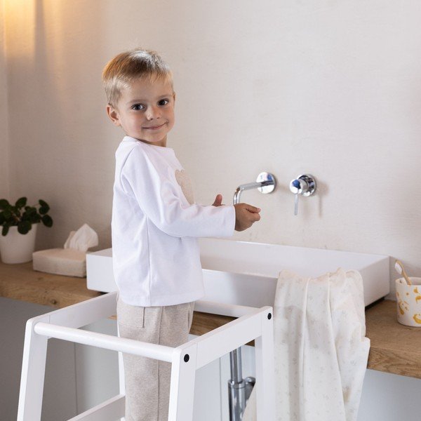 Biela učiaca veža z bukového dreva Forrest – Vipack-image-4