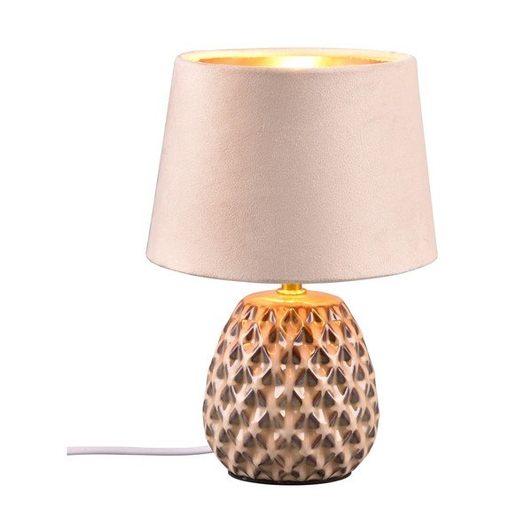 Béžová stolová lampa (výška 27 cm) Ariana - Reality-image-2