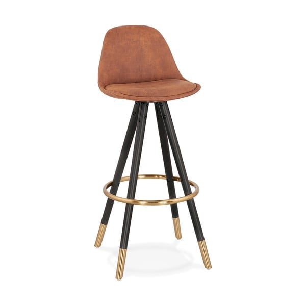 Hnedá barová stolička Kokoon Bruce, výška sedenia 75 cm