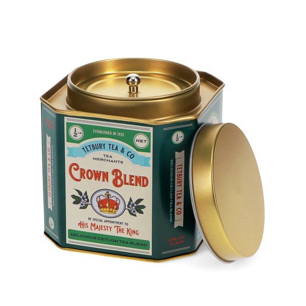 Kovová dóza na sypaný čaj Crown Blend – Rex London-image-2