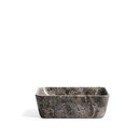 Sivé kamenné umývadlo 40x40 cm Darnen – Kave Home