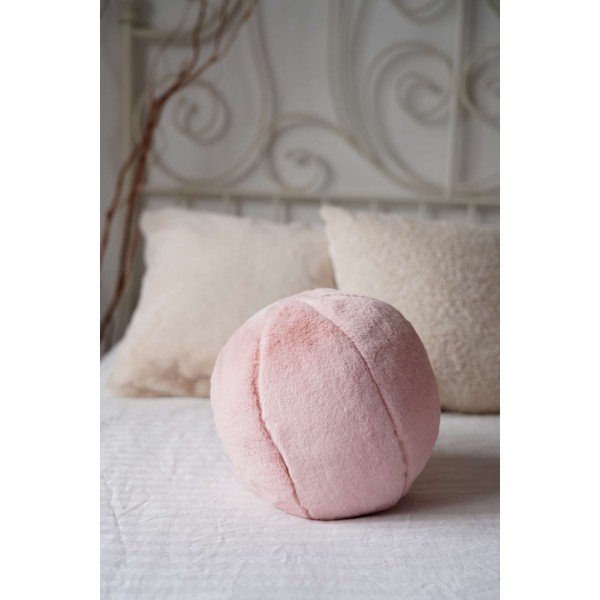 Dekoračný vankúš z mikroplyšu ø 25 cm Top – Mioli Decor-image-1