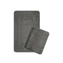 Antracitové kúpeľňové predložky v súprave 2 ks 50x80 cm Cerceve – Foutastic