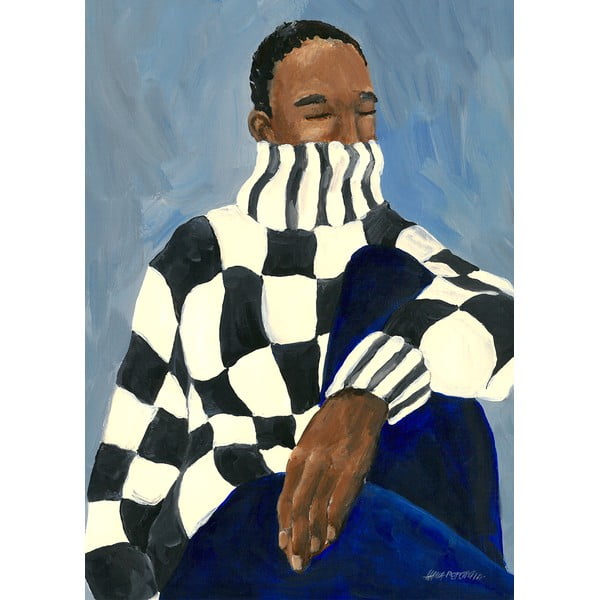 Plagát 50x70 cm Check – Hanna Peterson – The Poster Club