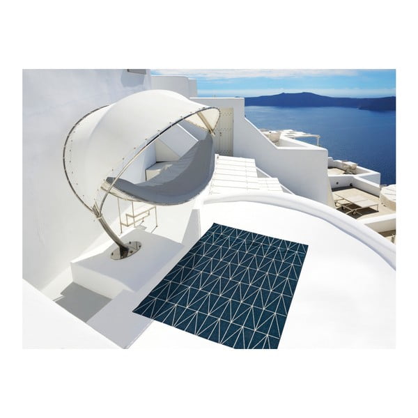 Modrý vonkajší koberec Universal Nicol Casseto, 160 x 230 cm-image-3