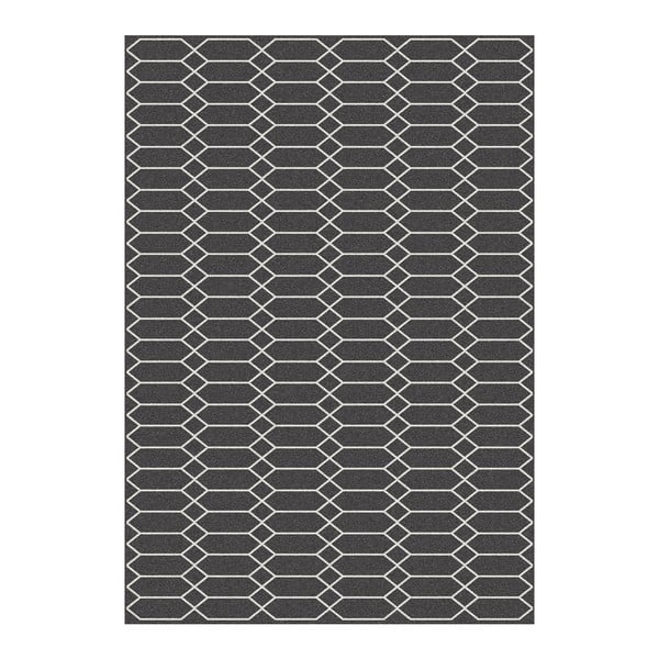 Čierny koberec Universal Norway Negro, 120 × 170 cm