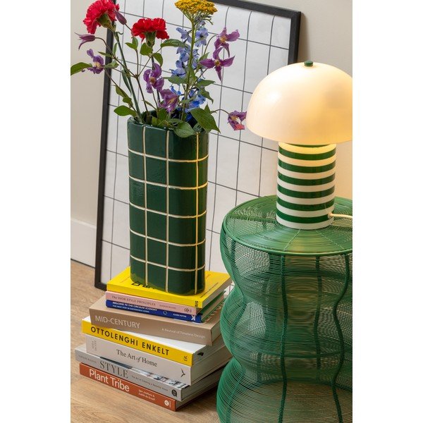 Kovový okrúhly odkladací stolík ø 30 cm Cuerda Onda – Leitmotiv-image-2