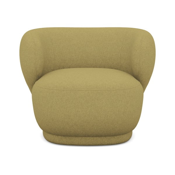 Kreslo v horčicovej farbe Hina – Makamii-image-1