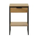 Odkladací stolík v dekore duba 30x40 cm Cesura – Unique Furniture