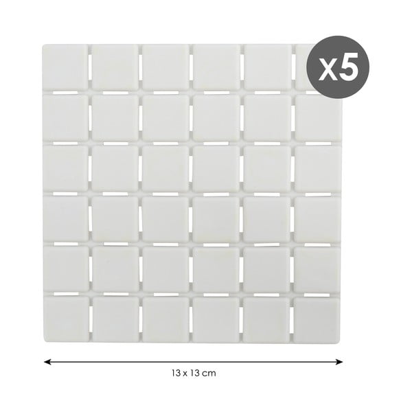 Protišmykové podložky v súprave 5 ks do vane 13x13 cm Quadro – MSV-image-1