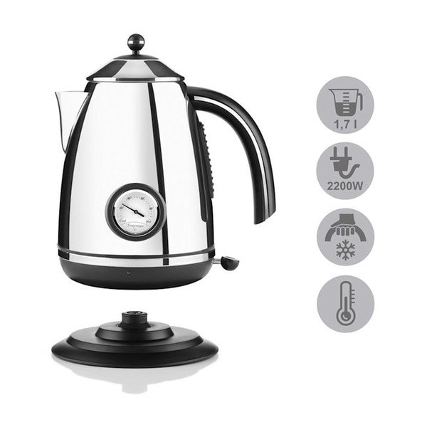 Rýchlovarná kanvica v striebornej farbe Klarstein Aquavita Chalet-image-4